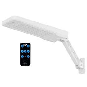 Solar Wall Light Outdoor 60LEDs PIR Motion Sensor Remote Control Wireless Lamps IP65 Waterproof Lighting For Garage Front Door Garden Pathway