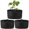 3 Pack Plant Grow Bags Potato Vegetable Planter Bags Breathable Planting Fabric Pots