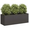 Planter Black Cold-rolled Steel Large Outdoor Planter Planters
