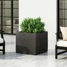 OUTDOOR LARGE SQUARE MGO PLANTER