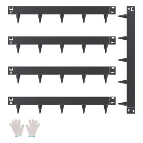Steel Landscape Edging 5 Packs 39 x 3in Rust-Resistant Garden Edging Border