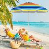 1PC 6.5 Feet Beach Umbrella with Carry Bag without Weight Base