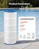 Hot Tub Pool Filter Cartridge 120 sqft Compatible Hayward CX1200RE Pleatco PA120