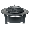 Round stove cooking tea round barbecue stove table smokeless charcoal rack full set of heating brazier wood home courtyard outdoor