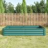 Raised Garden Bed Outdoor, 6×3×1ft , Metal Raised Rectangle Planter Beds for Plants, Vegetables, and Flowers - Green