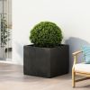 OUTDOOR LARGE SQUARE MGO PLANTER