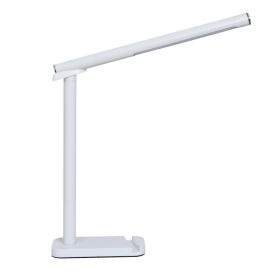 LED Desk Lamp 360 Adjustable, USB Charging Port, 5 Light Modes & Dimmable Brightness, Bedside Lamp For Reading, Craft, Work, Study White (Option: Default)