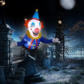 Halloween Outdoor Decorations, Blow Up Yard Decorations, Built-in LED Lights Décor For Indoor Home Party Garden Lawn Store, 5.9FT Pumpkin Ghost (Option: WindowClown)