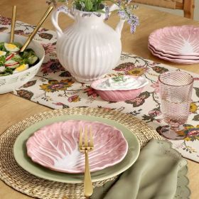 8.75" Stoneware Radicchio Salad Plate Pink (Option: Pink)