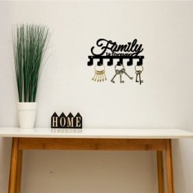 CIFbuy Modern Wall Mounted Key Holder with Shelf Entryway Organizer for Home Decor and Storage(TikTok, temu pick-up service) (Option: Default title)
