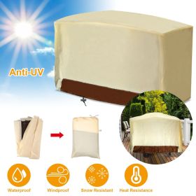 210D Waterproof Outdoor BBQ Grill Cover Windproof Dustproof Patio Gas Grill Oven Protector Oxford Cloth Garden GPCT1580 (size: 64IN)