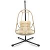 JESE Swing Egg Chair with Stand – Foldable Hanging Chair for Indoor & Outdoor Use – 300lbs Capacity