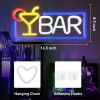 1pc LED Bar Neon Sign, USB & Batteries Powered Neon Light