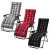 71x22in Plus Type Chaise Lounger Cushion Recliner Rocking Chair Sofa Mat Deck Chair Cushion for Outdoor Patio Garden