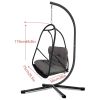 JESE Swing Egg Chair with Stand – Foldable Hanging Chair for Indoor & Outdoor Use – 300lbs Capacity