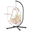 JESE Swing Egg Chair with Stand – Foldable Hanging Chair for Indoor & Outdoor Use – 300lbs Capacity