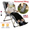 71x22in Plus Type Chaise Lounger Cushion Recliner Rocking Chair Sofa Mat Deck Chair Cushion for Outdoor Patio Garden