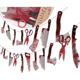 Halloween Party Decorations 12 Pack Trunk Or Treat Banner Halloween Decorations For Indoor Outdoor Outside (Option: red)