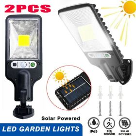 Solar Wall Light Motion Sensor Outdoor Garden Security Street Lamp (Option: 2Packs)